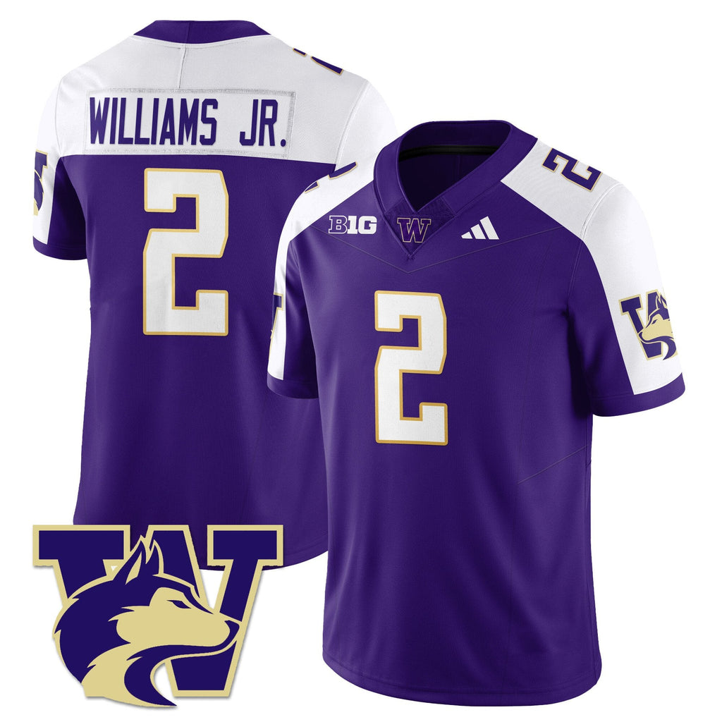 Demond Williams Jr Jersey #2 Washington Husky Football 2025 Stitched