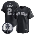 Derek Jeter Jersey #2 Yankees John Sterling Voice Tribute Stitched
