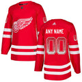 Detroit Red Wings Red Customized Drift Fashion Jersey Stitched