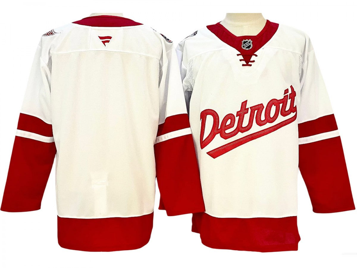 Detroit Red Wings Blank White 2025 NHL Stadium Series Jersey