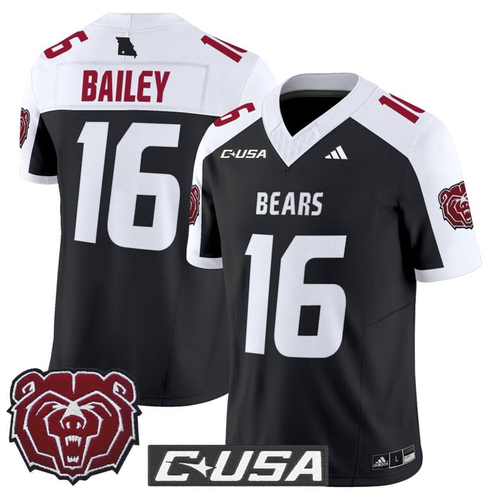 Deuce Bailey Jersey #16 Missouri State Bears 2025 Limited Stitched