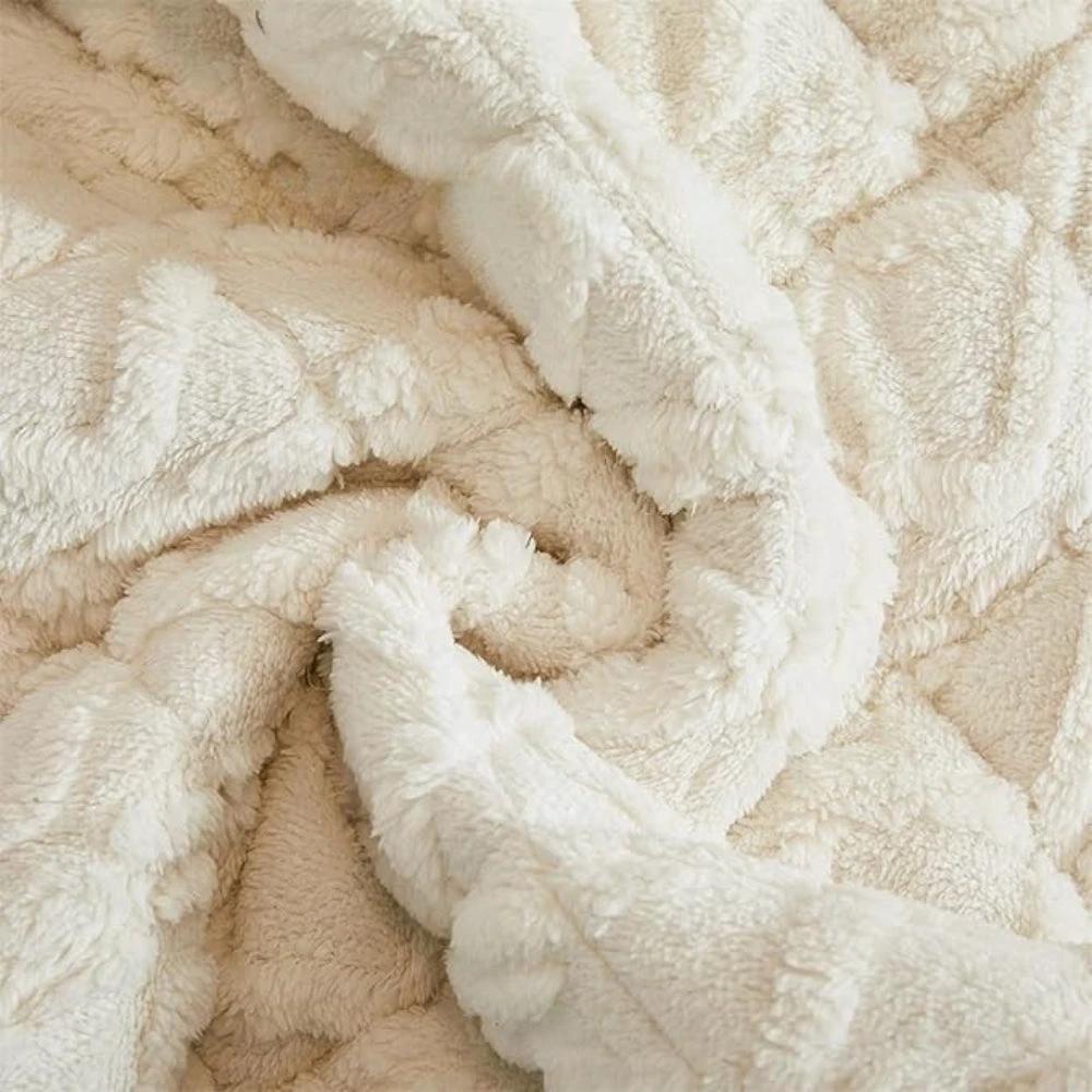 Snuggle Sherpa Plush Sofa Protector Cover