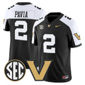 Diego Pavia Jersey #2 Vanderbilt Commodores 2025 Limited Stitched