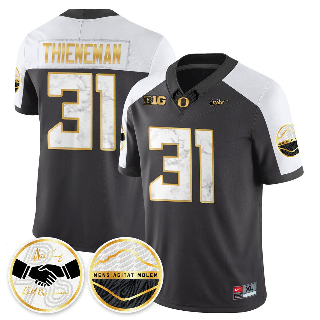 Dillon Thieneman Jersey #31 Oregon Ducks 2025 Shoe Duck Stitched