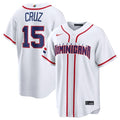 Dominican Republic Baseball #15 Oneil Cruz Jersey White 2026 World Baseball Classic Home Stadium Stitched