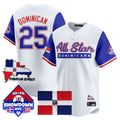 Dominican Jersey #25 Dominican Republic Baseball All-Star 2025