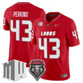 Don Perkins Jersey #43 New Mexico Lobos 2025 Vapor Limited Stitched