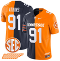Doug Atkins Jersey #91 Tennessee Volunteers Split Vapor Football Stitched