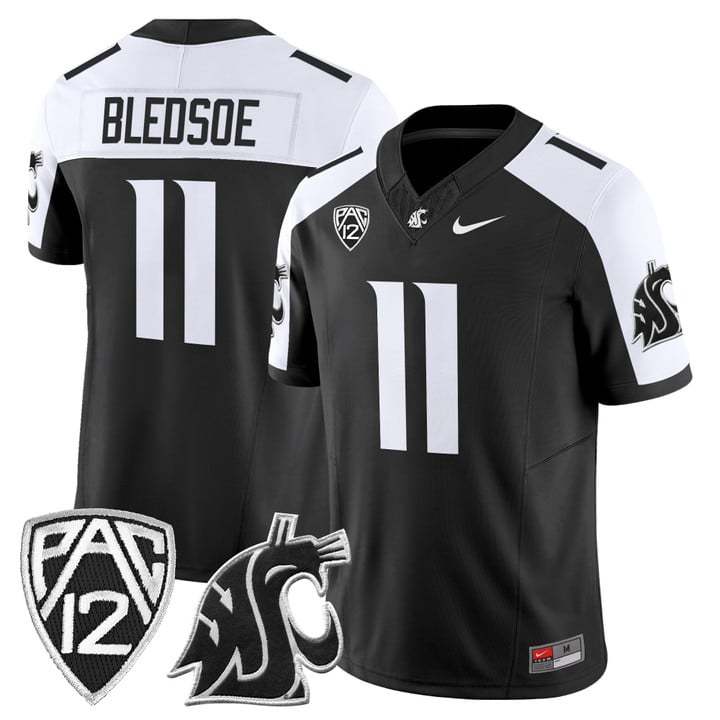 Drew Bledsoe Jersey #11 Washington State Cougars 2025 Vapor Stitched
