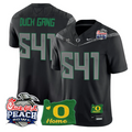 Duck Gang Jersey #541 Oregon Ducks 2026 Peach Bowl Oregon State Stitched Black