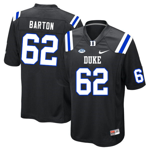 Duke Blue Devils Graham Barton Jersey #62 College Football