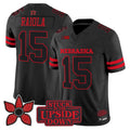 Dylan Raiola Jersey #15 Nebraska Cornhuskers Stranger Things Edition Stitched
