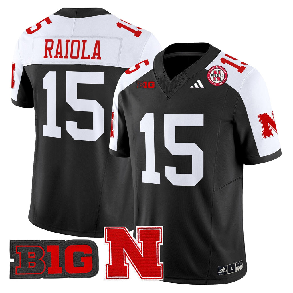 Dylan Raiola Jersey #15 Nebraska Cornhuskers 2025 Stitched
