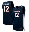 Edessa Noyan Jersey #12 Virginia Cavaliers Unisex NIL Basketball Navy