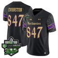 Evanston Jersey #847 Northwestern Wildcats 2025 GameAbove Sports Bowl