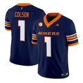 EJ Colson Jersey #1 UTEP Miners 2016 Vapor Limited Stitched