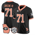 Earnest Greene III Jersey #71 Georgia Bulldogs 2026 The Big Peach Stitched