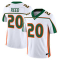 Ed Reed Jersey #20 Miami Hurricanes Throwback 2025 Vapor Limited Stitched
