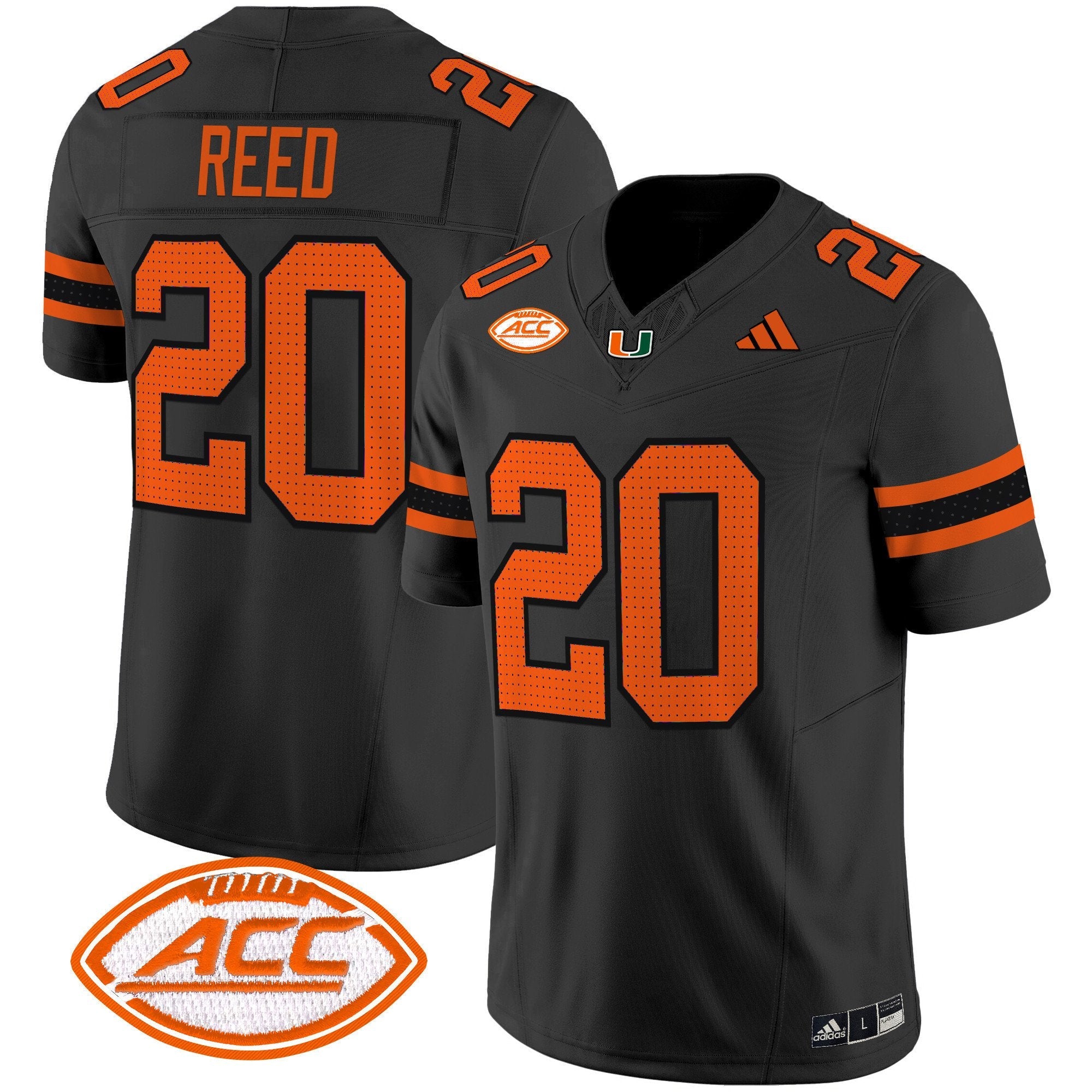 Ed Reed Jersey #20 Miami Hurricanes 2025 Vapor Limited Stitched