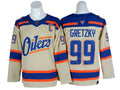 Edmonton Oilers #99 Wayne Gretzky Light Beige Alternate Jersey