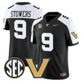 Eli Stowers Jersey #9 Vanderbilt Commodores 2025 Limited Stitched