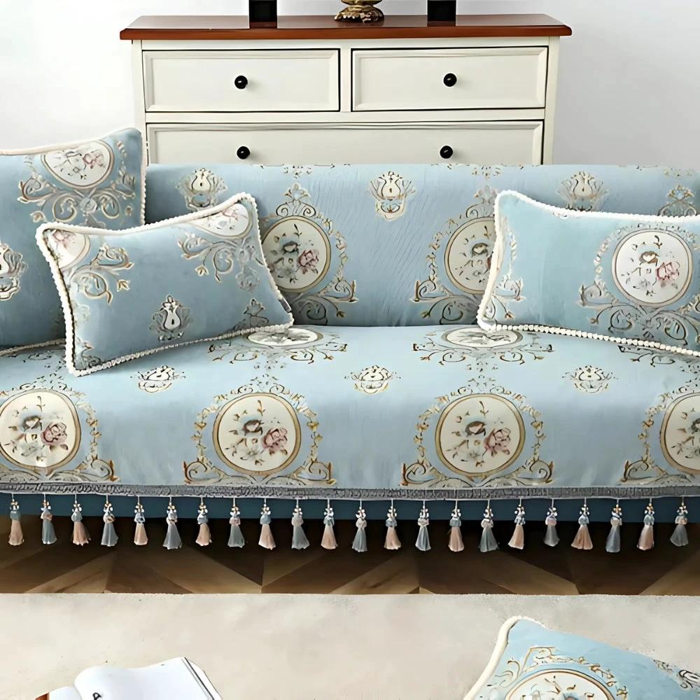 Elise Chenille Beaded Edge Cushion Cover