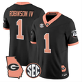 Ellis Robinson IV Jersey #1 Georgia Bulldogs 2026 The Big Peach Stitched