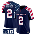 Emeka Egbuka Jersey #2 Ohio State America 250 Edition Limited Stitched