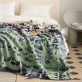 Emeraude Forest Soft Knitted Throw Blanket