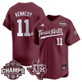 Emiley Kennedy Jersey #11 Texas A&M Aggies 2025 SEC Champions Patch Limited Stitched