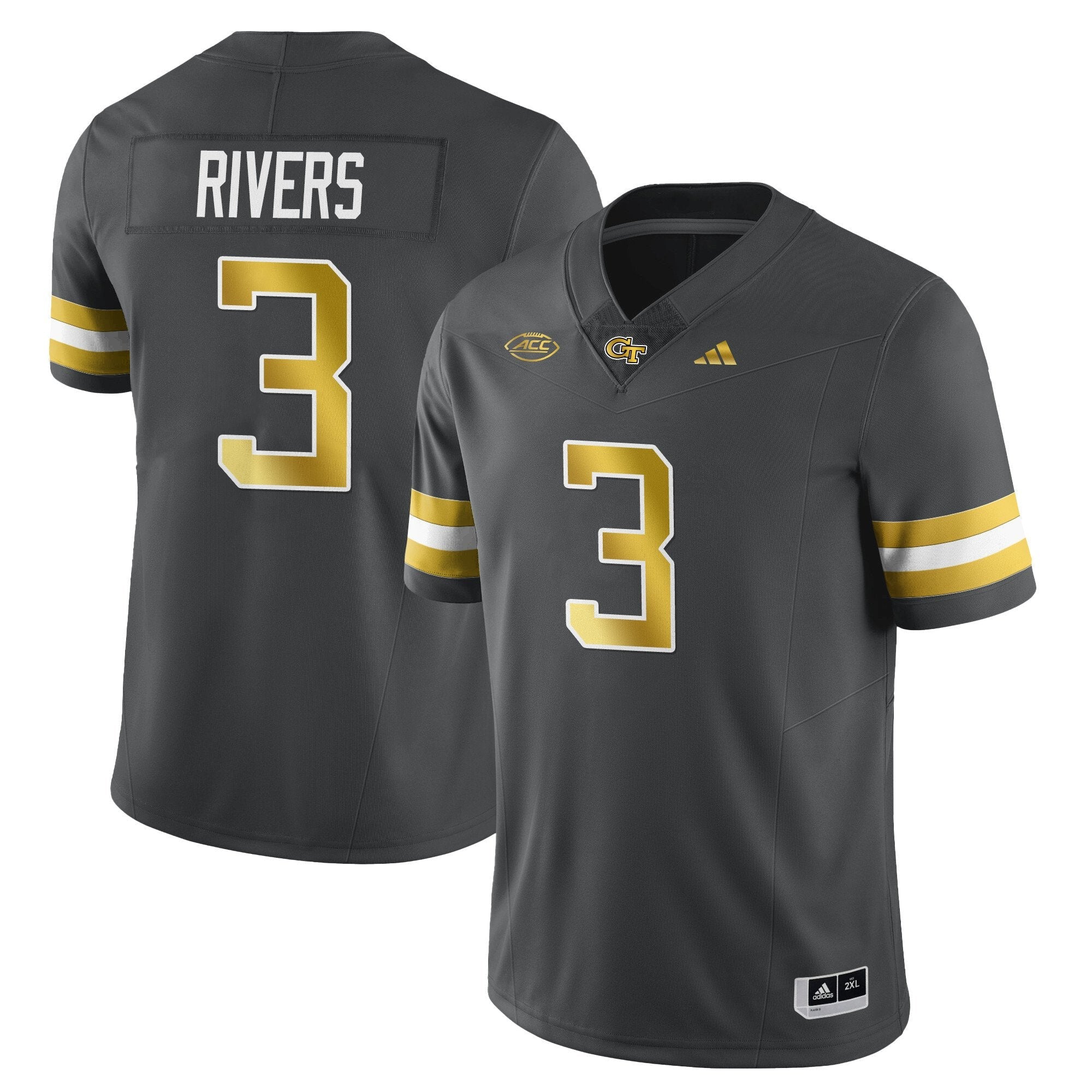 Eric  Rivers Jersey #3 Georgia Tech Football 2025 Limited Stitched