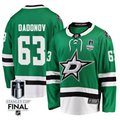 Evgenii Dadonov 63 Dallas Stars 2025 STANLEY CUP Final Patch Home Men Jersey Black