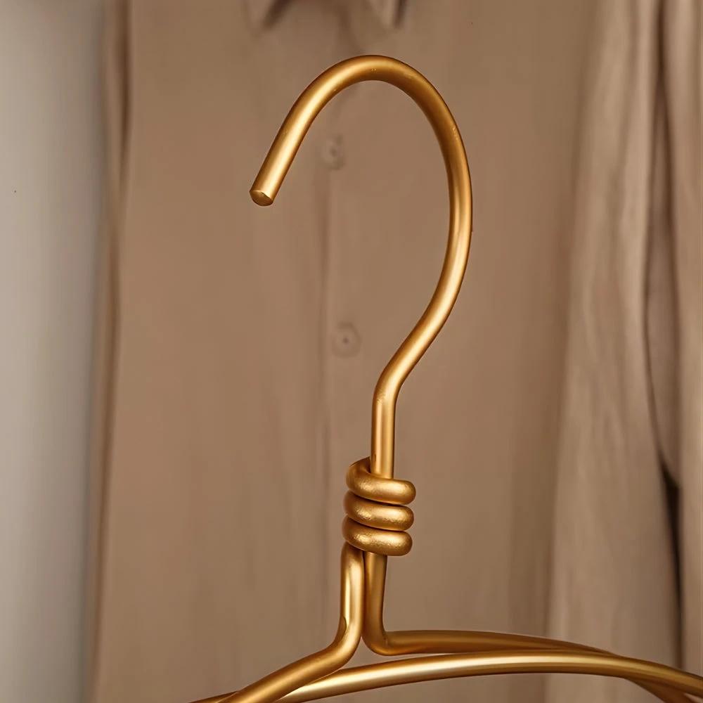 Extra Wide Sleek Aluminum Clothes Hanger | 6pcs Set