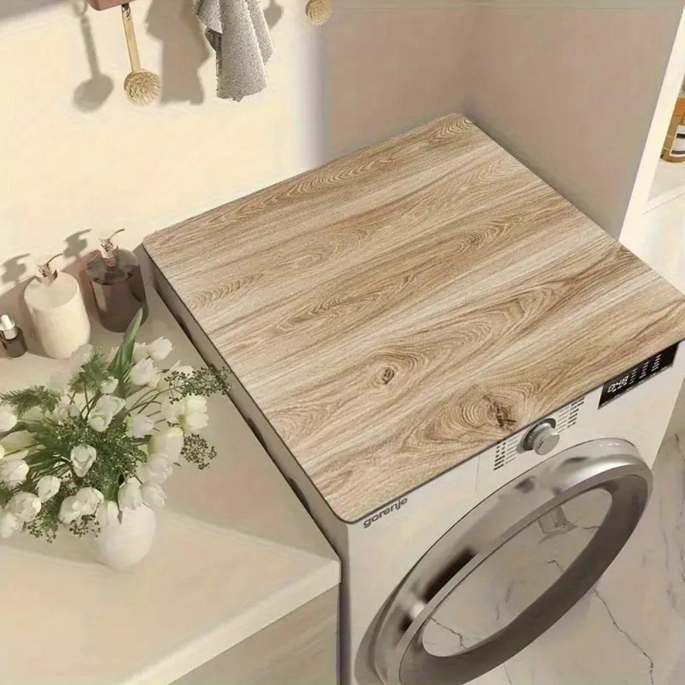 Faux Wood Grain Appliance Protector Mat