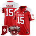 Fernando Mendoza Jersey #15 Indiana Hoosiers Big 10 Champions Stitched