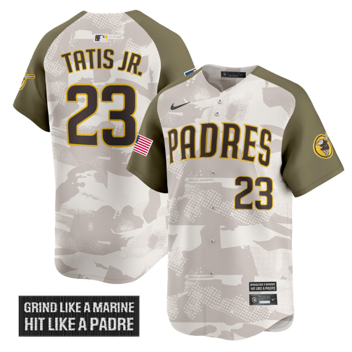 Fernando Tatis Jr Jersey #23 San Diego Padres 2025 Armed Forces Day Vapor Stitched