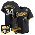 Fernando Valenzuela Jersey #34 Dodgers 2025 World Series Champions 250 USA Sttitched