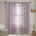 Floral Grace Sheer Curtains