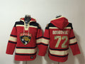 Florida Panthers #72 Sergei Bobrovsky Red Lace-Up Pullover Hoodie