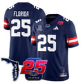 Florida Jersey #25 Florida Atlantic Football 25th Season Stitched