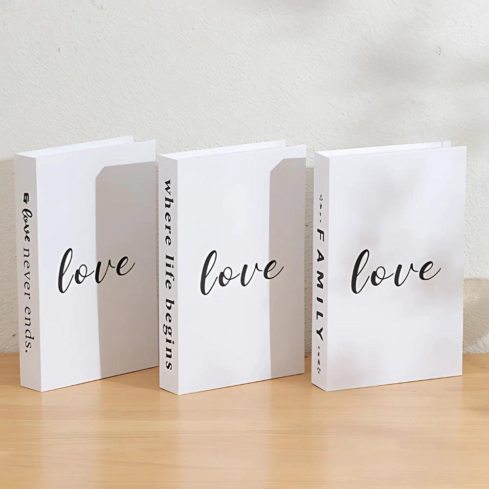 Forever Inspirational Book Stack Home Decor