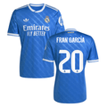Fran Garcia #20 Real Madrid 2025-26 Third Match Jersey – Blue