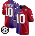Fran Tarkenton Jersey #10 Georgia Bulldogs Split Football Game All Stitched