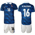 France #16 M.MAIGNAN Jerseys National Team x World Cup 2026 Home On Field Soccer