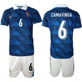 France #6 CAMAVINGA Jerseys National Team x World Cup 2026 Home On Field Soccer