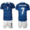 France #7 GRIEZMANN Jerseys National Team x World Cup 2026 Home On Field Soccer
