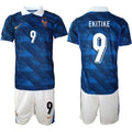 France #9 EKITIKE Jerseys National Team x World Cup 2026 Home On Field Soccer