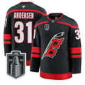Frederik Andersen Jersey #31 Carolina Hurricanes 2026 Stanley Cup Stitched