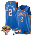 Gilgeous-Alexander Jersey # 2 Oklahoma City Thunder 2025 Finals Swingman Stitched Icon
