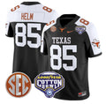 Gunnar Helm Jersey #85 Texas Longhorns Cotton Bowl Patch Stitched